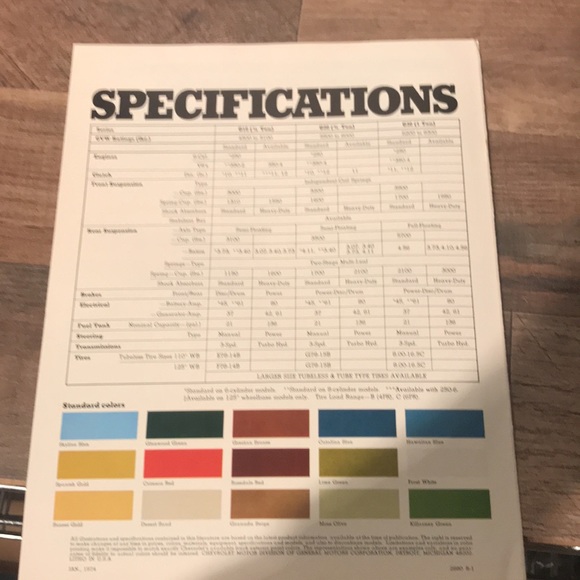 70’s classic chevy dealer promotional movies and brochures camaro corvette + (c) - Picture 16 of 16